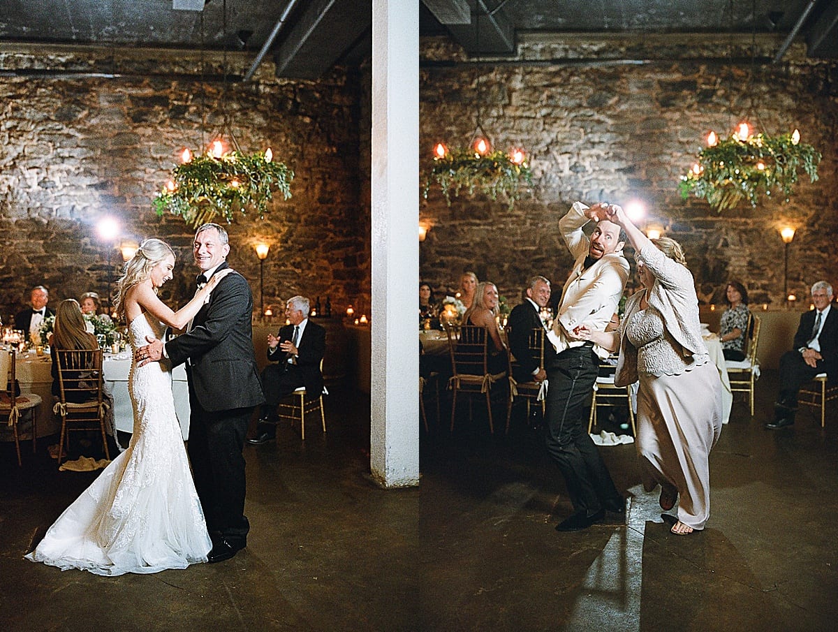 Biltmore Wedding Champagne Cellar Reception Dancing Photos