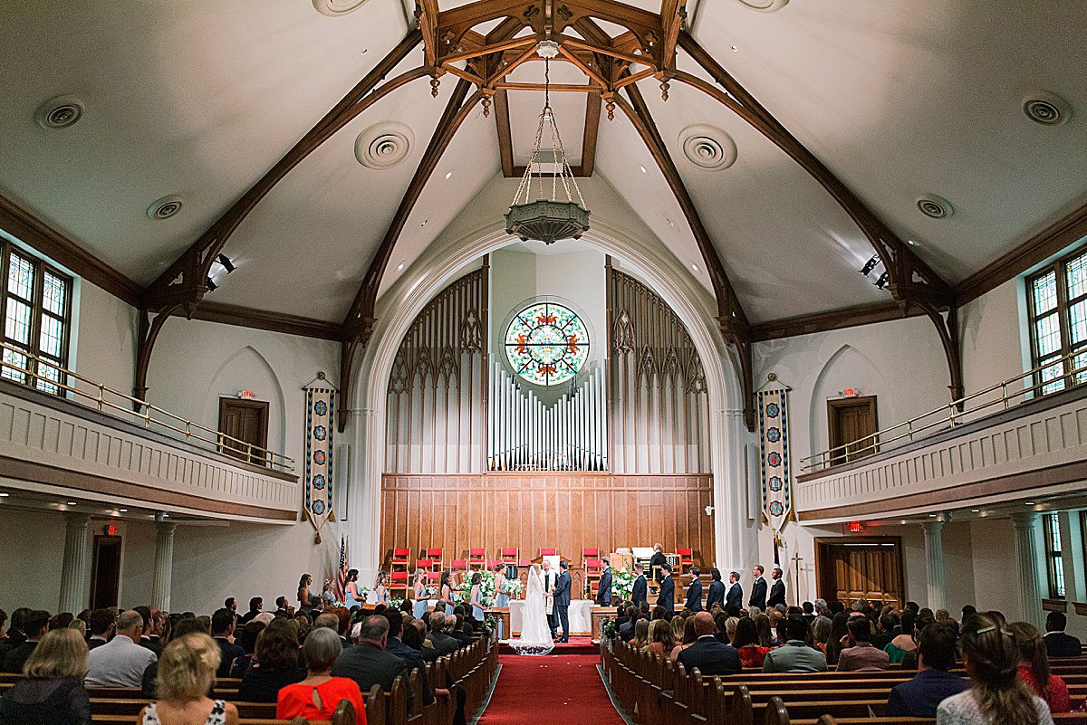 Asheville North Carolina Wedding Methodist Church Wedding Photo