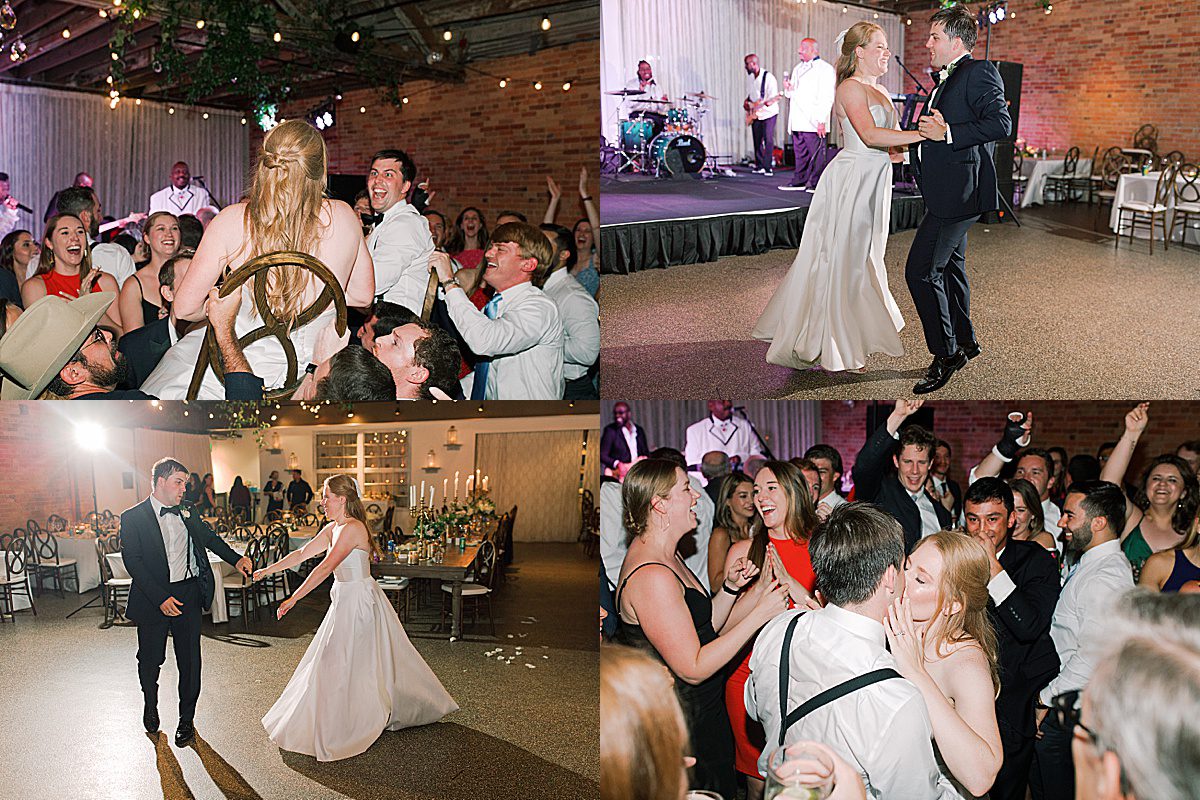 Asheville North Carolina Wedding Reception at The Venue Dancing Photos