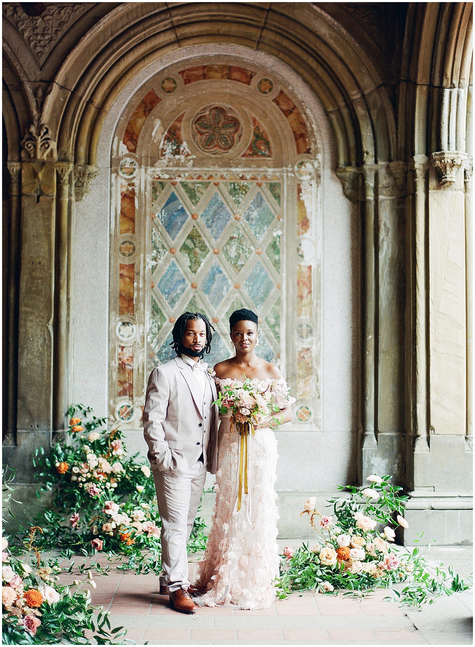 Bethesda Terrace Wedding in Central Park, Alisa + CJ