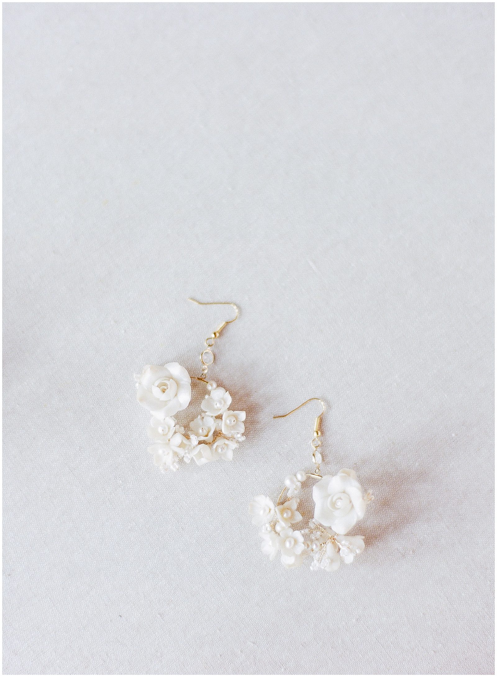 Providence Cotton Mill Wedding Brides Earrings Photo