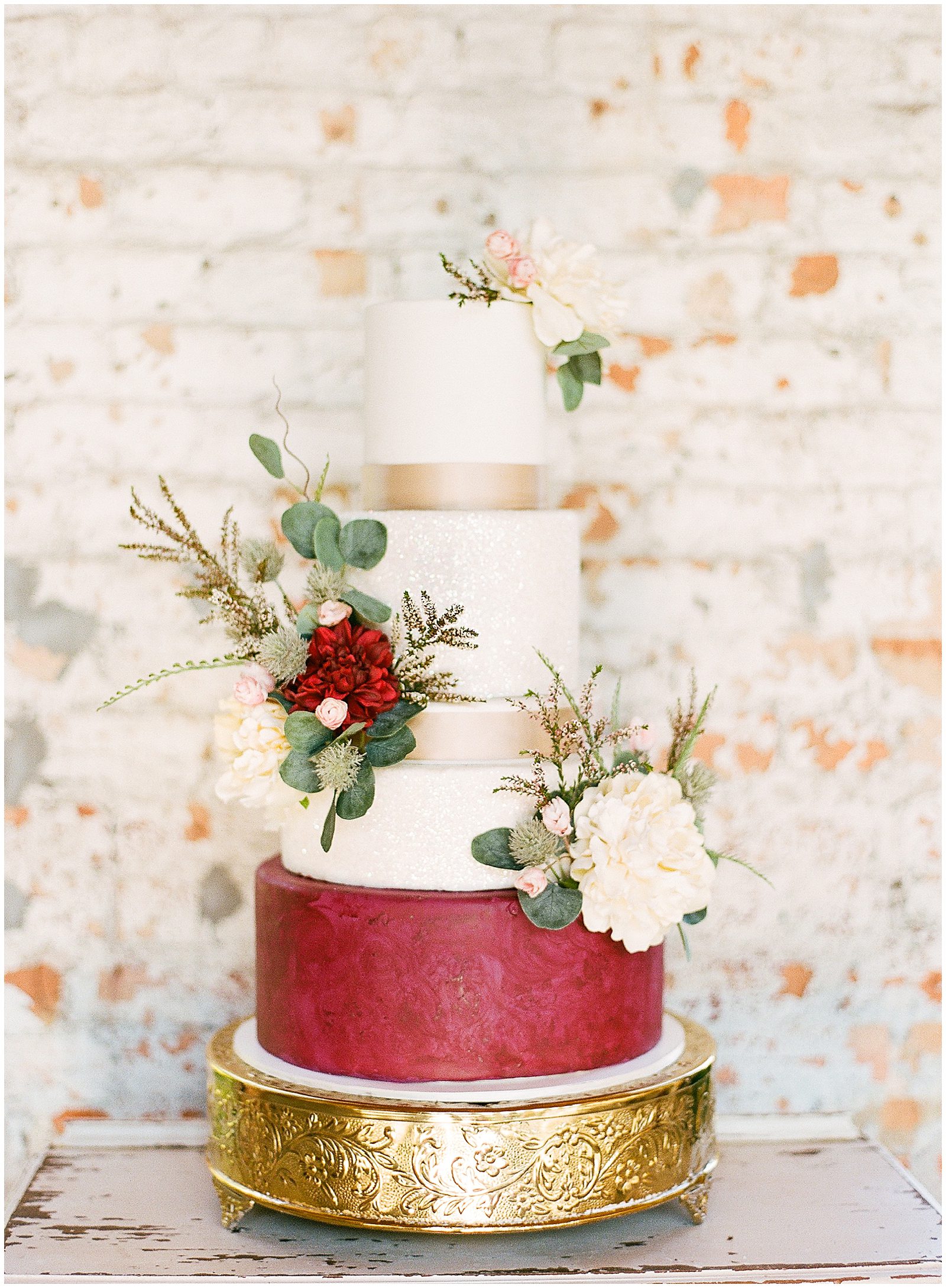 Providence Cotton Mill Wedding Cake Photo