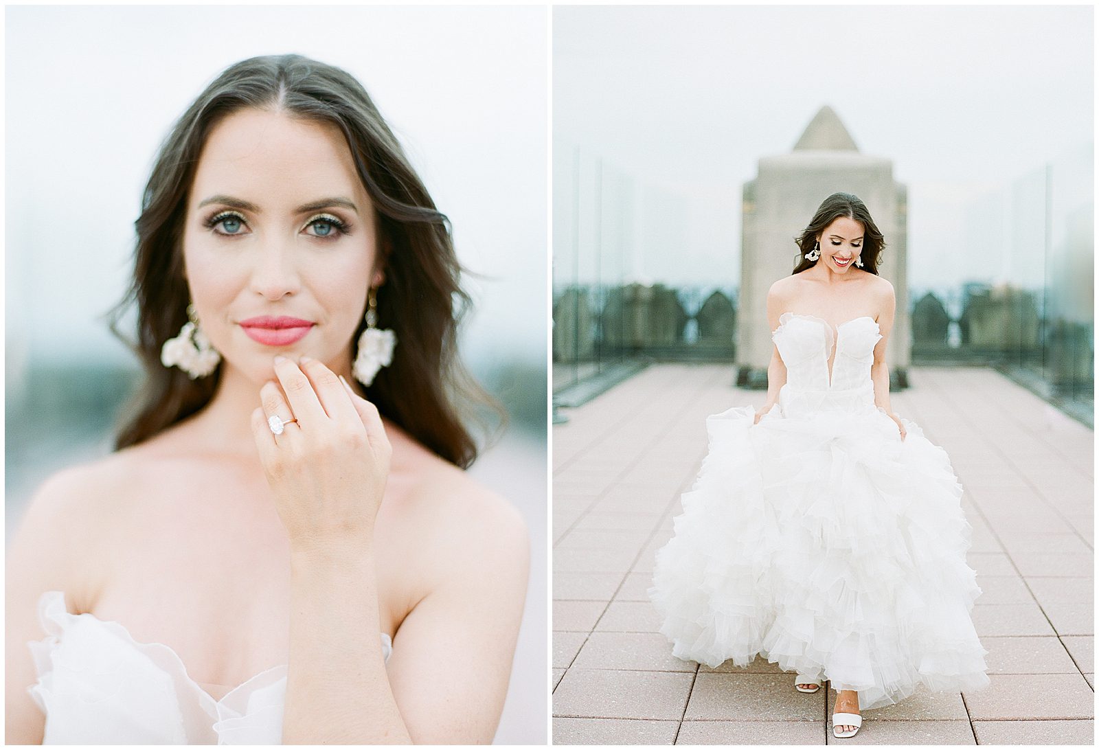 Bride at The Top Of The Rock in NYC Photos