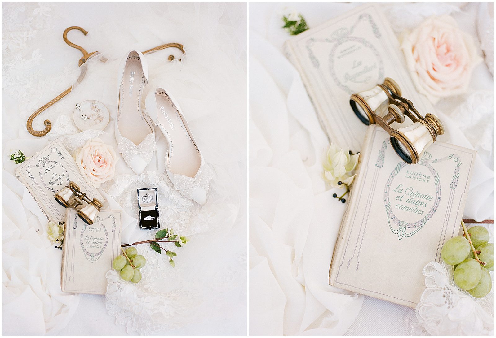 Bridal Shoes jewelry books and ring photos