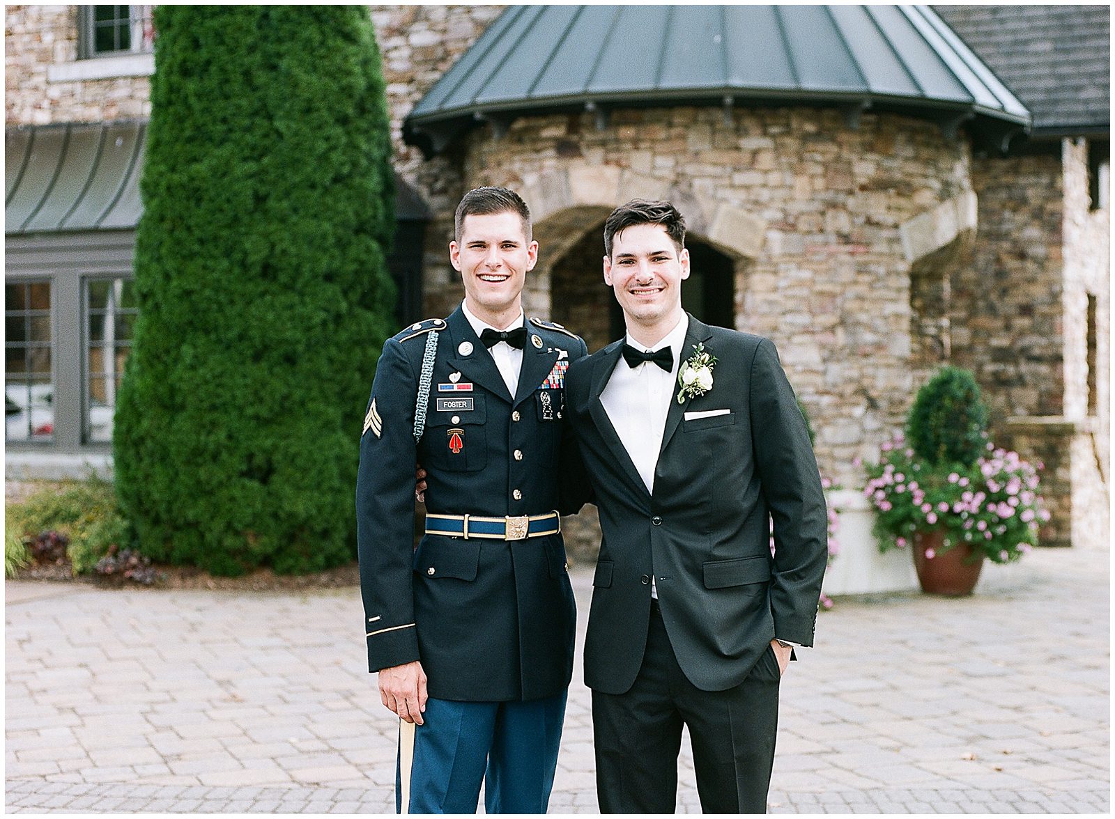 Groom with Best Man at the Cliffs at Walnut Grove Photo