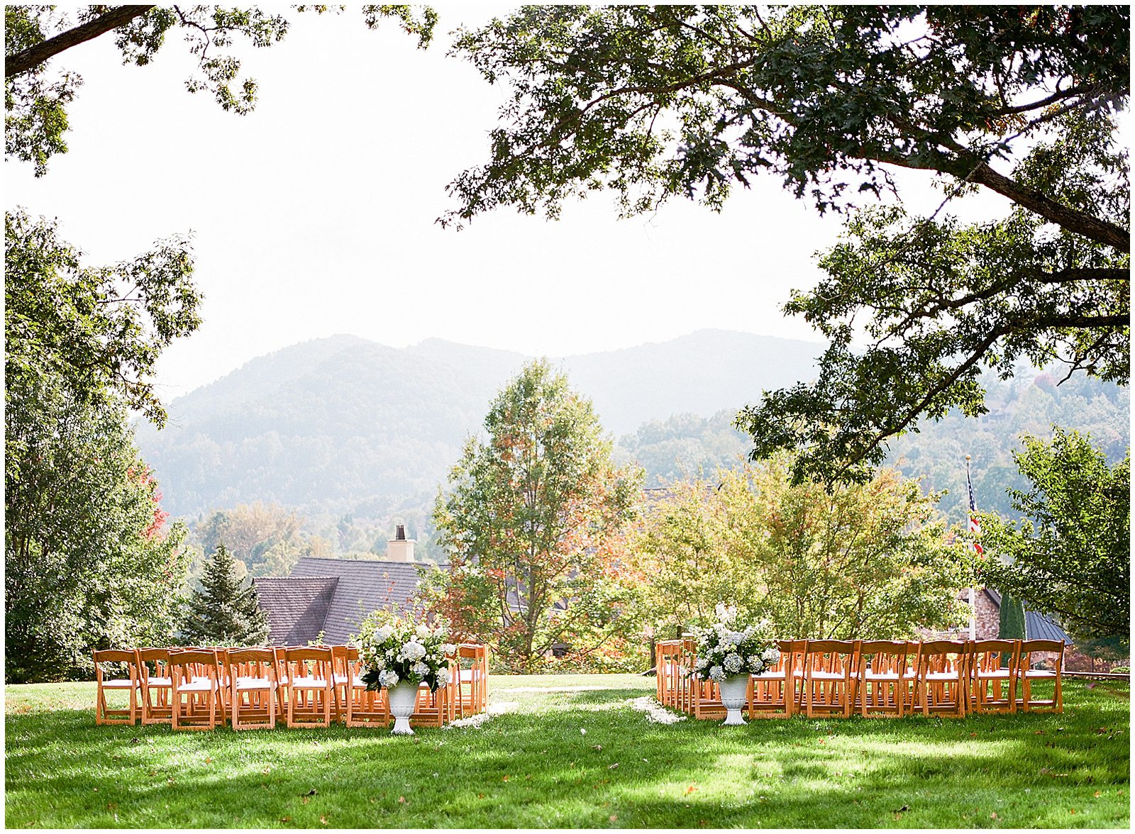 The Cliffs at Walnut Cove Outdoor Asheville Wedding Ceremony Site Photo