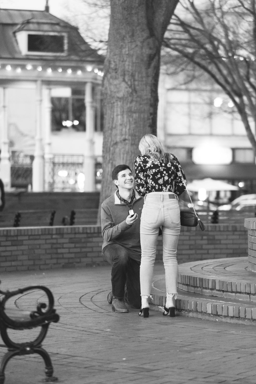 Marietta Square Engagement McSween Photography