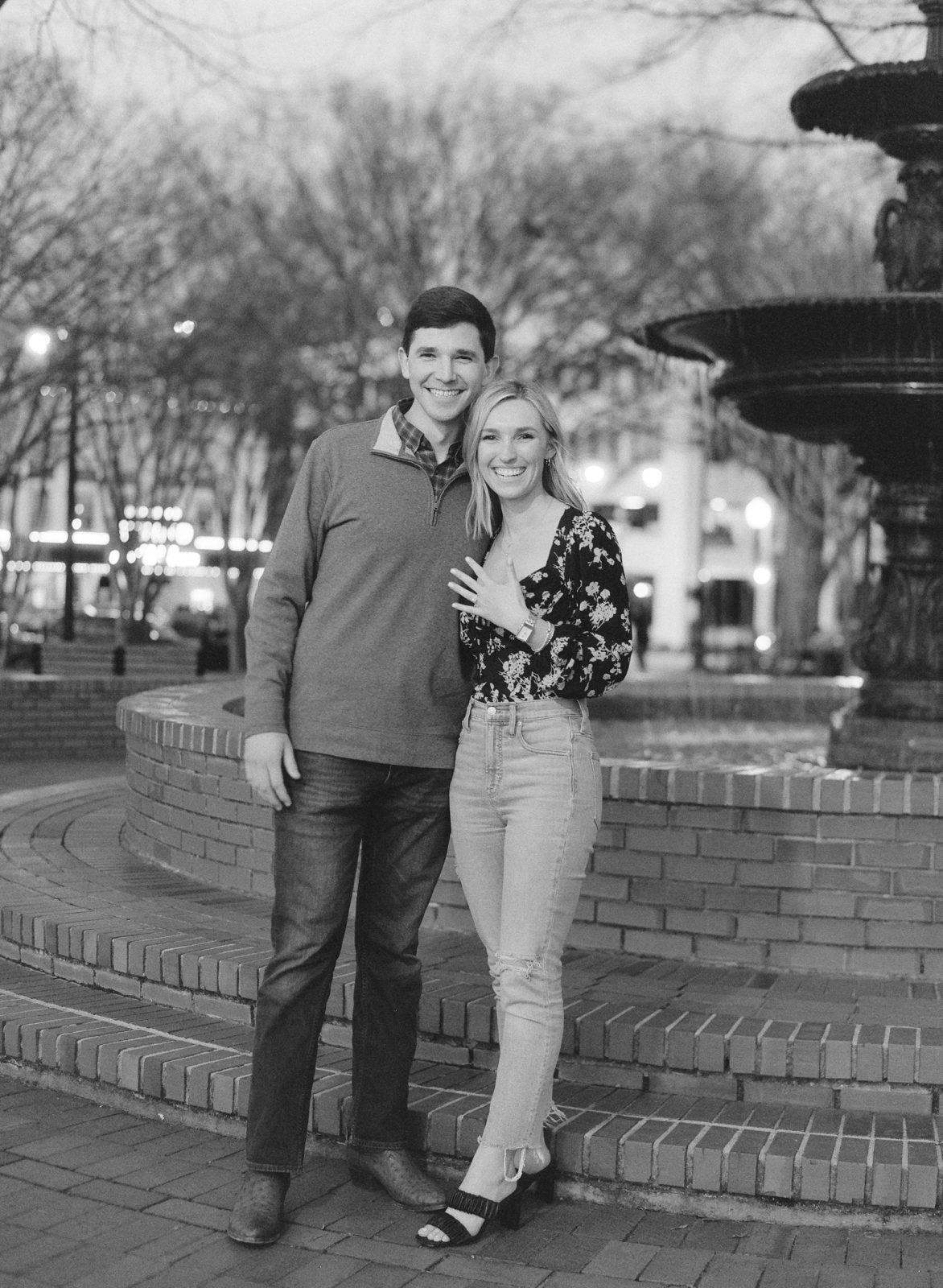 Marietta Square Engagement McSween Photography