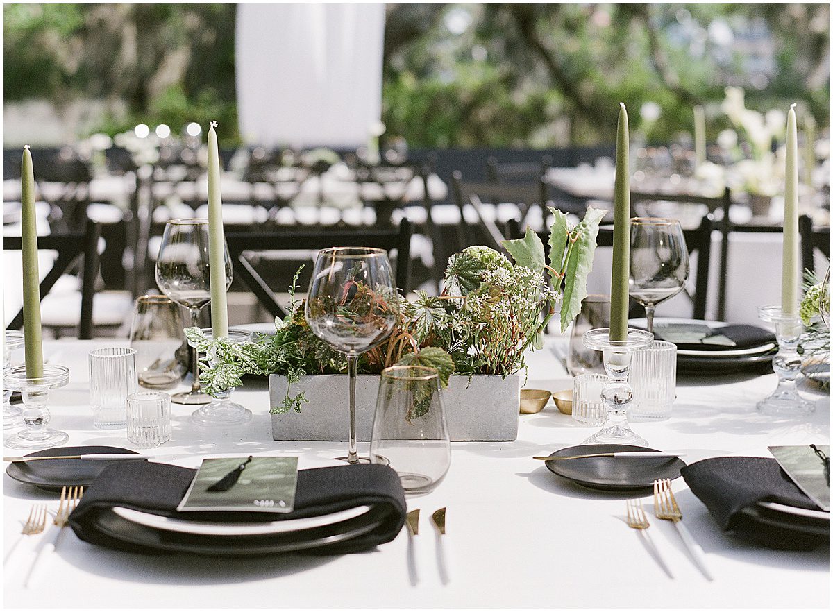 Kiawah Island Wedding Reception Table Design Photo