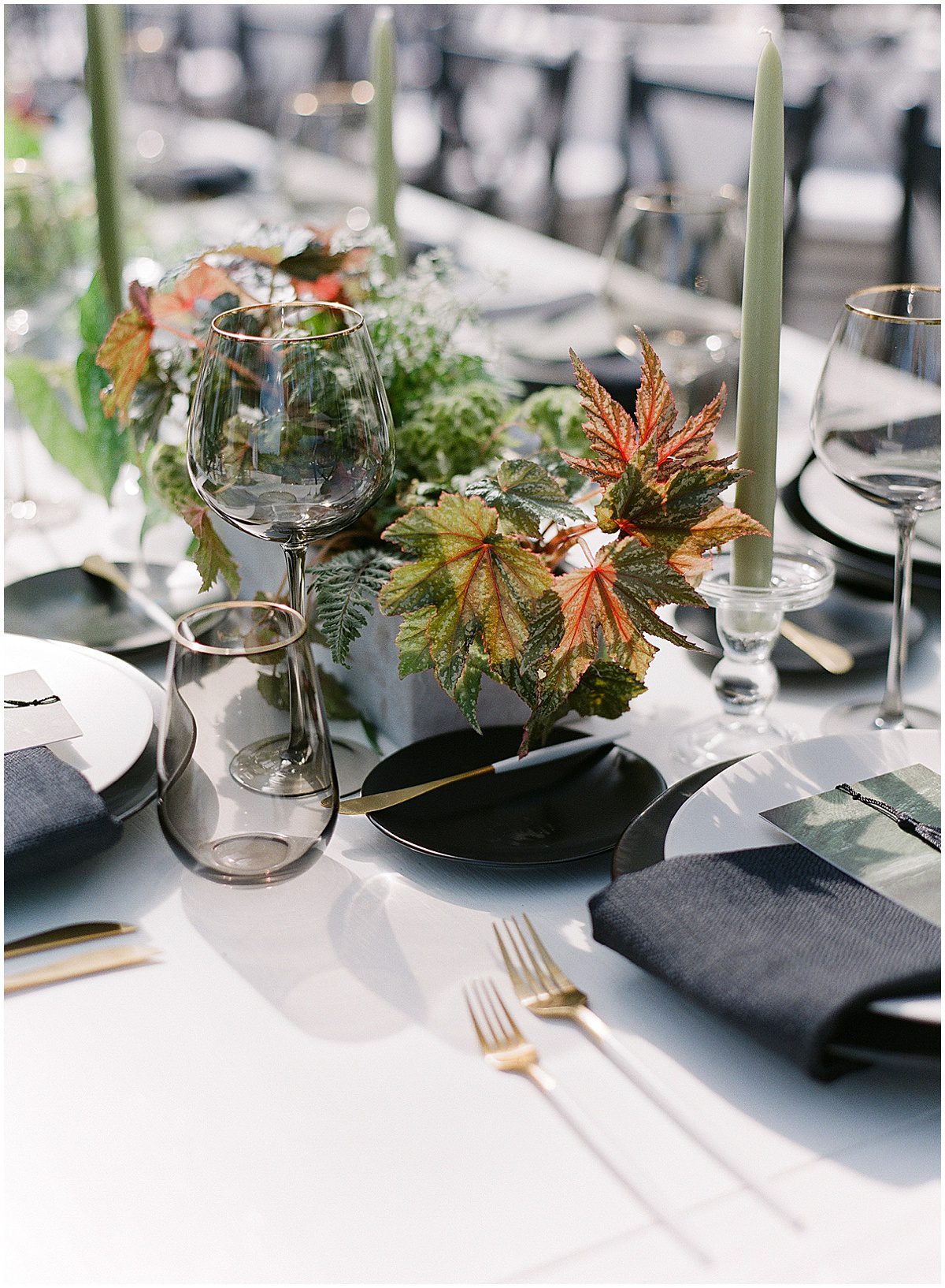 Kiawah Island Wedding Reception Table Detail Photo
