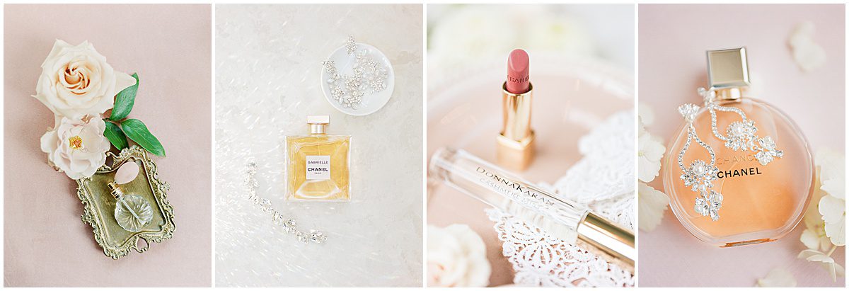 Brides Perfume Lip Stick and Earrings Photos
