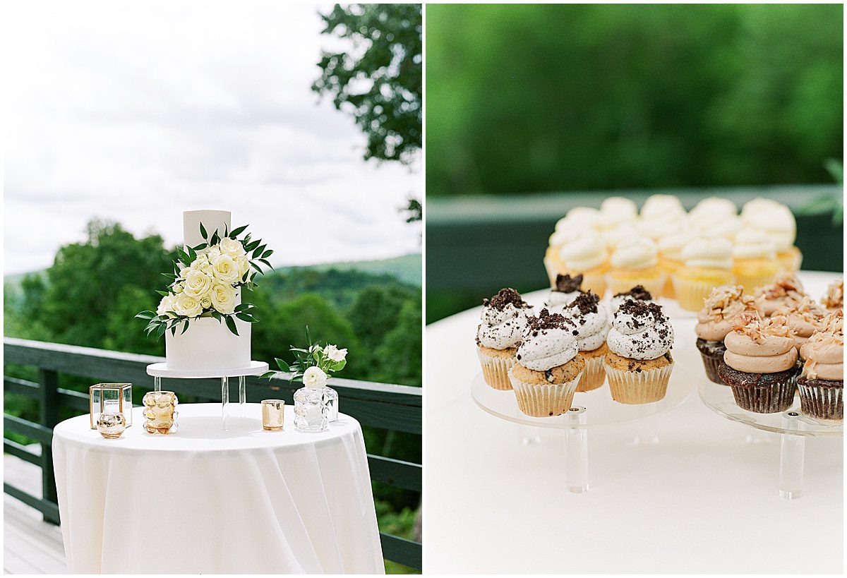 Highlands North Carolina Wedding Cake Photos