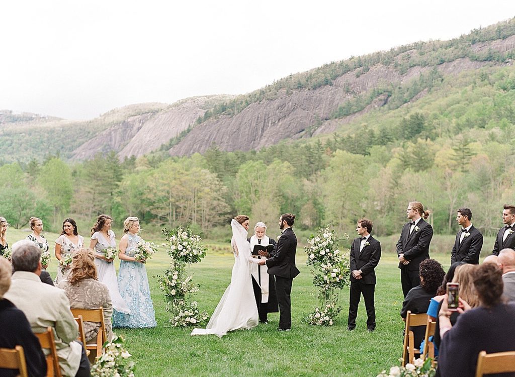 Lonesome Valley Wedding Ceremony in Cashiers Photo