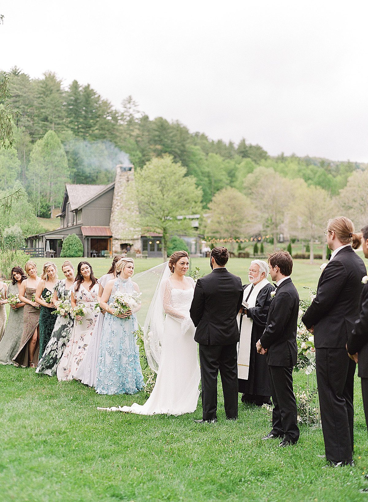 Lonesome Valley Wedding Ceremony in Cashiers Photo