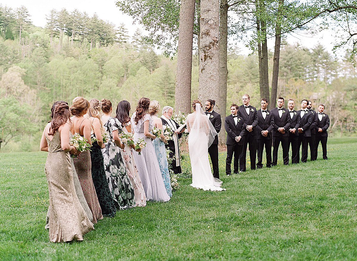 Lonesome Valley Wedding Ceremony in Cashiers Photo