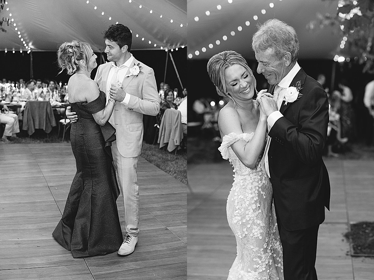 Bride and Groom Dancing with Their Parents Photos