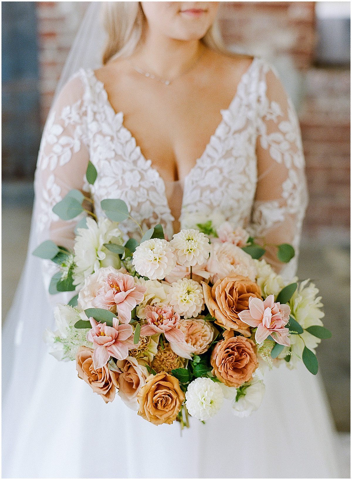 Atlanta Wedding Bride Holding Bouquet Photo