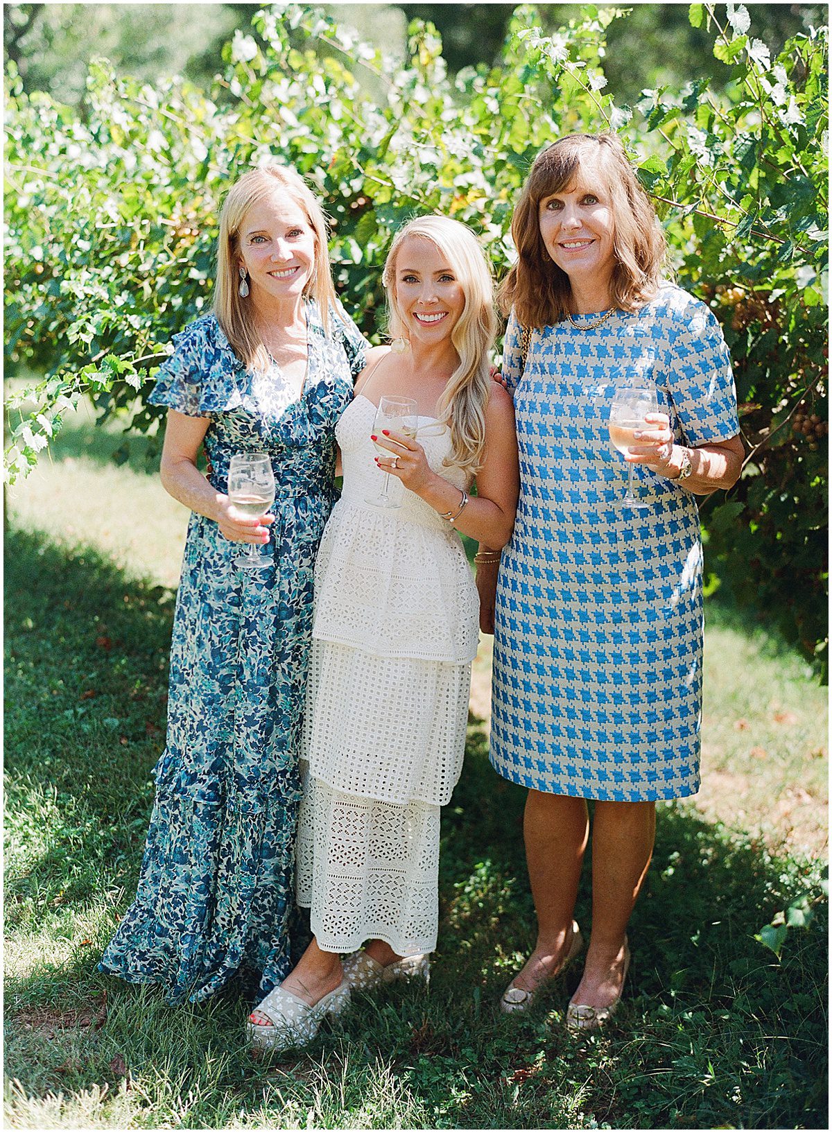 Bride to be with Mother and Mother in Law at Bridal shower in Greenville SC Photo