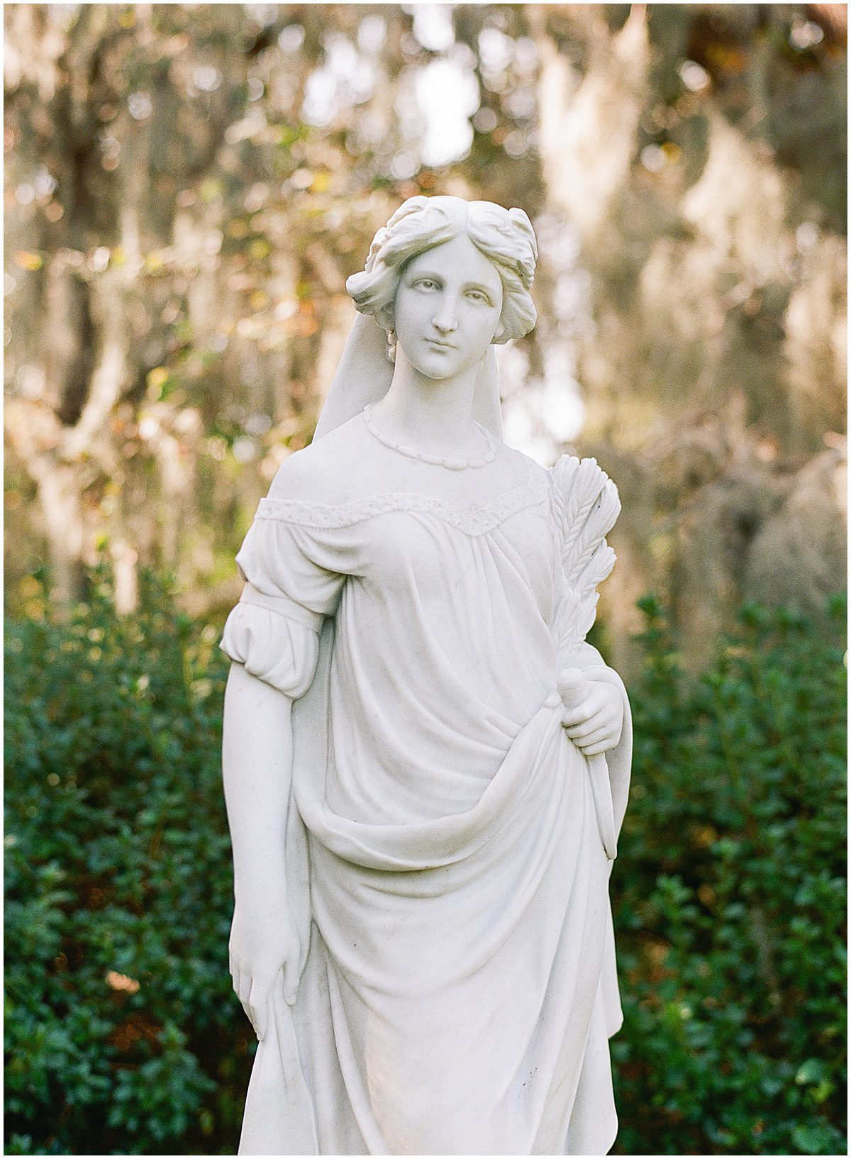 Statue at Middleton Place Gardens Photo