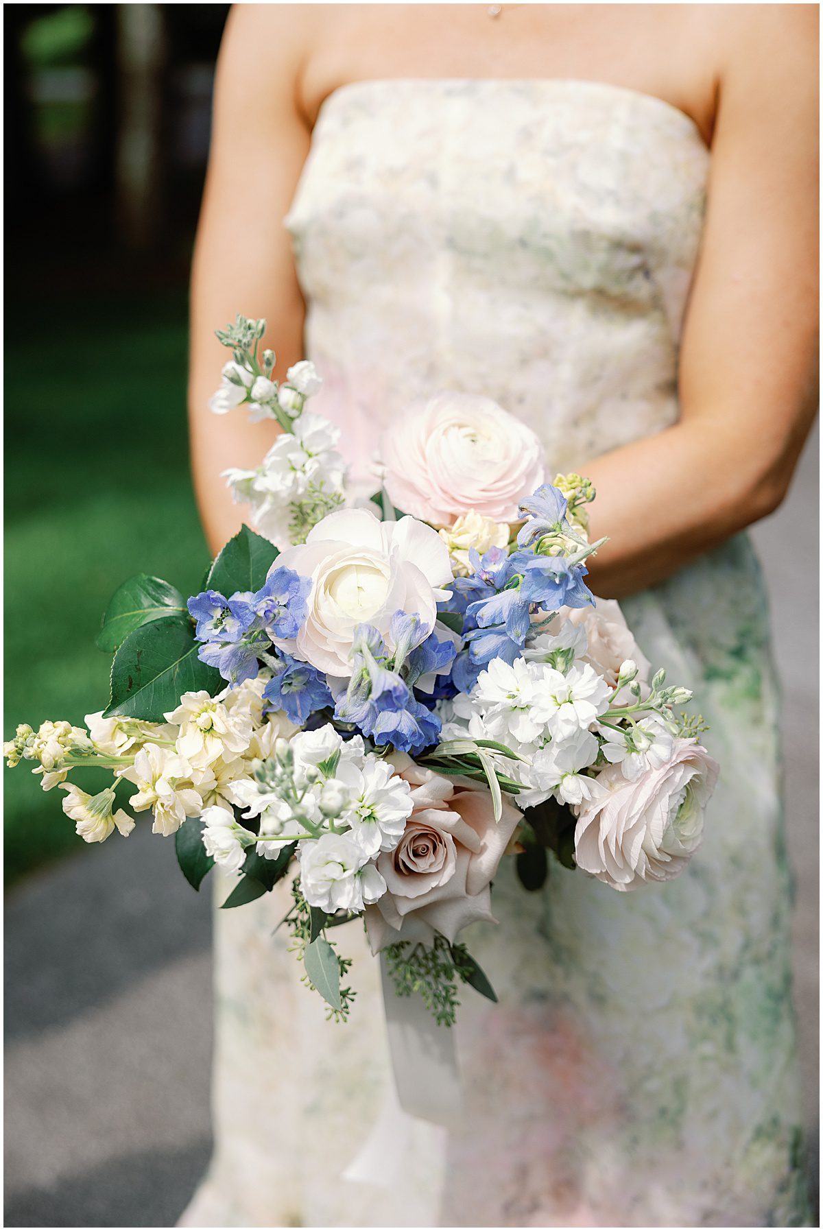 Bridesmaid Holding Bouquet Photo