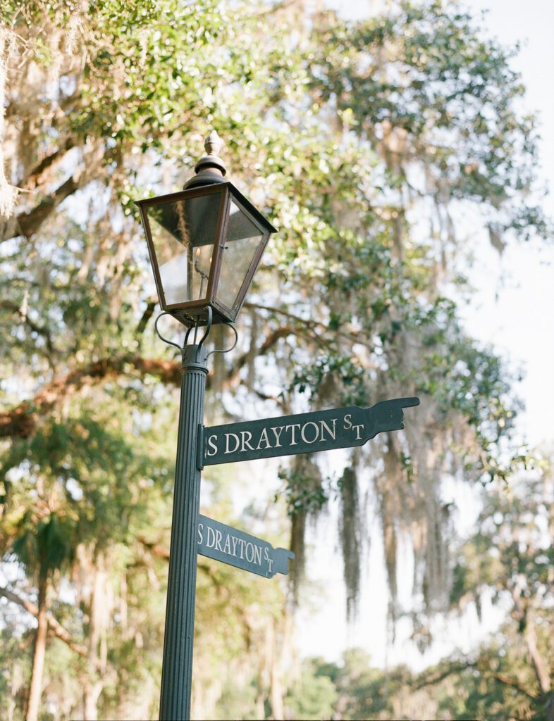 Drayton Street Sign in Palmetto Bluff