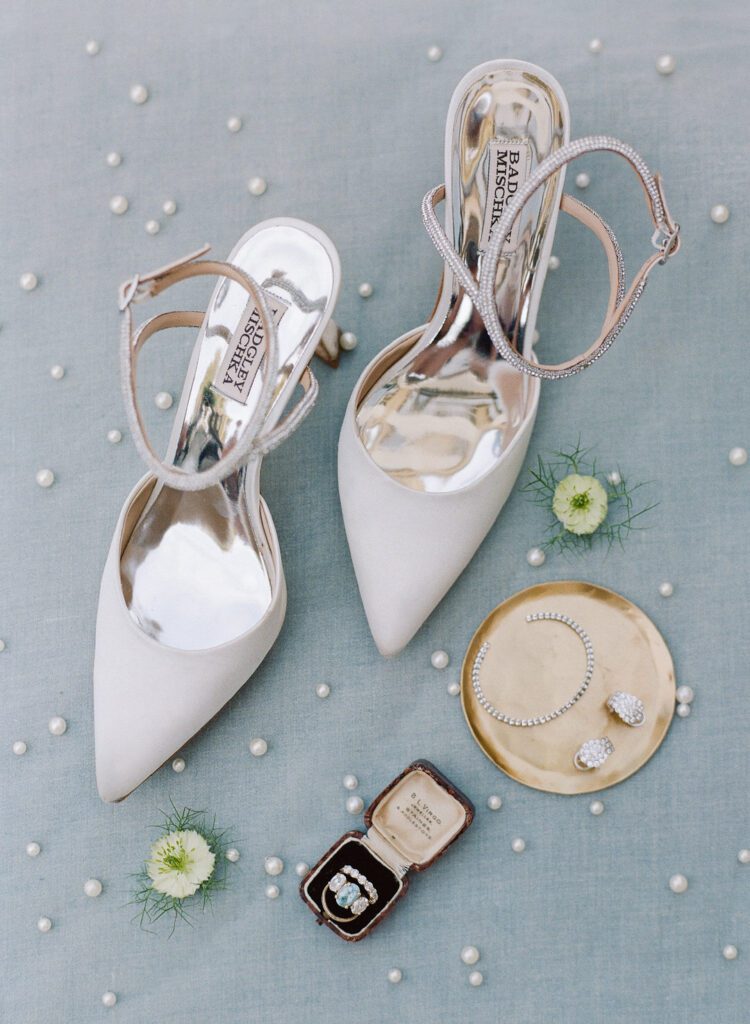 brides shoes and jewelry 