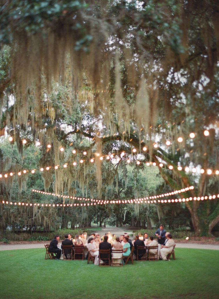 Wedding reception at Brays Island Plantation South Carolina