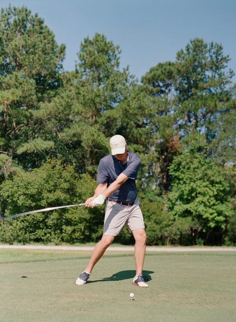 Groom Playing golf 