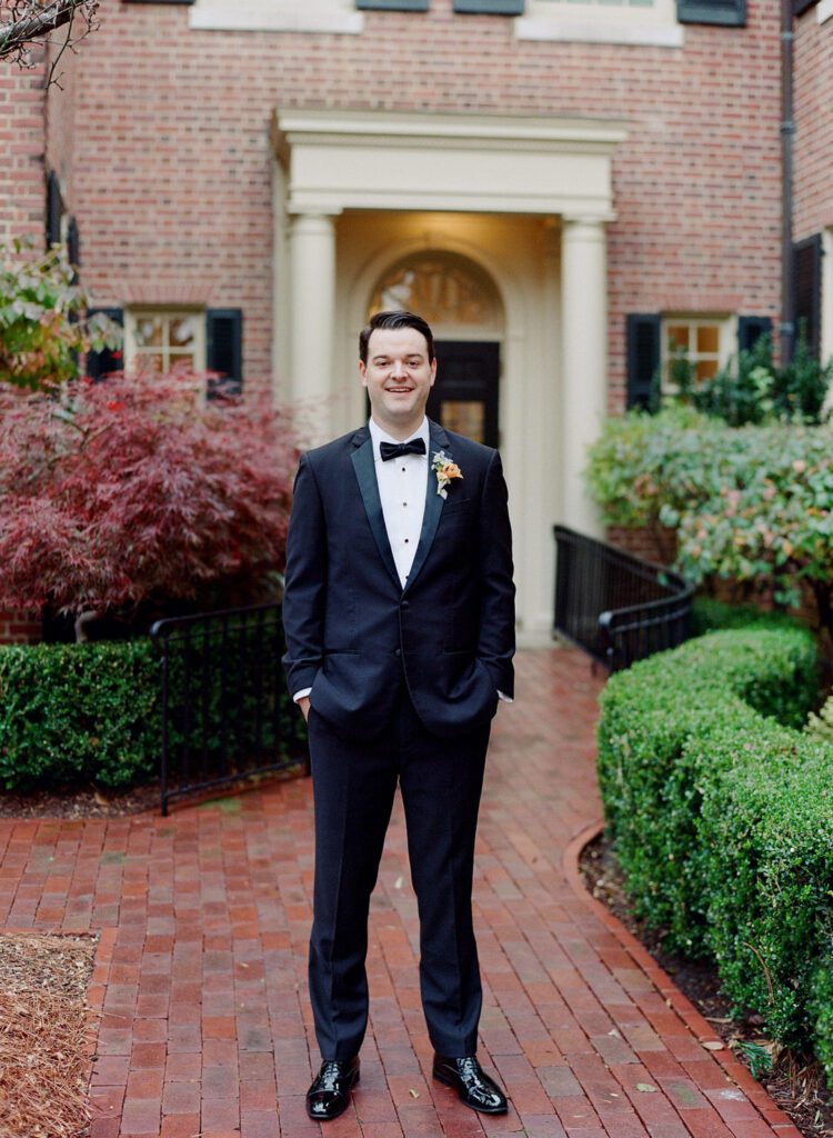 Groom Smiling