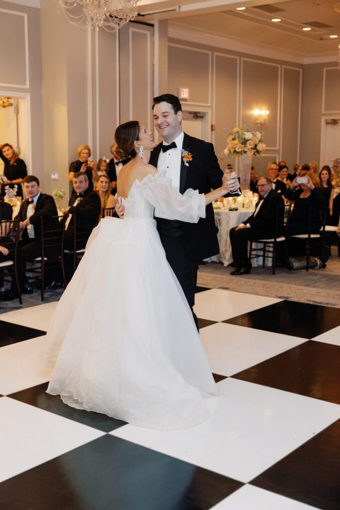 Bride and Groom First dance