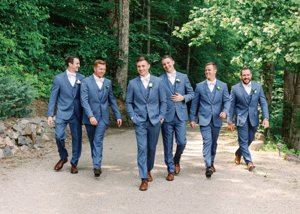 groom with groomsmen