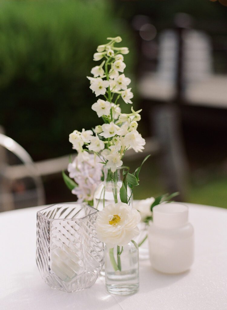 wedding reception flowers