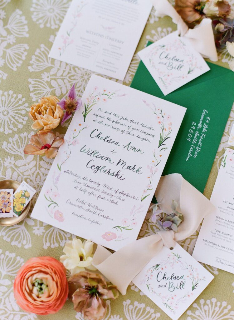 wedding invitation suite 