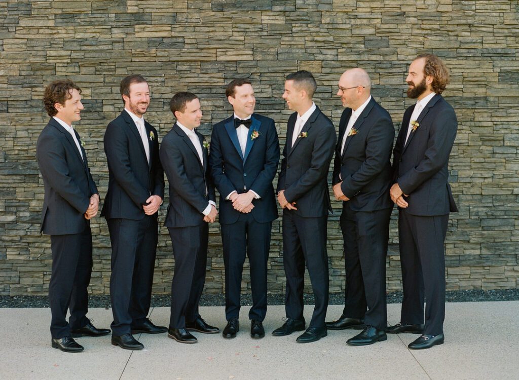 groom with groomsmen 