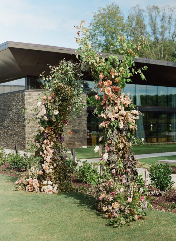 Hotel Hartness Greenville SC Wedding Ceremony Decor 