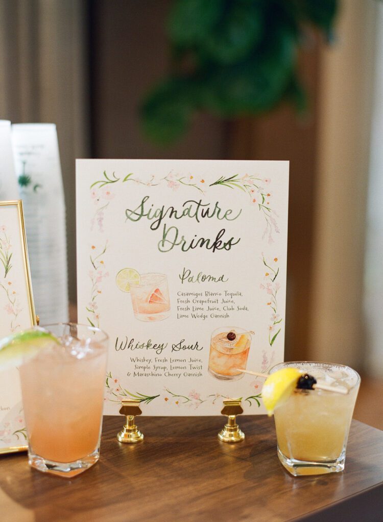 Signature Drinks 