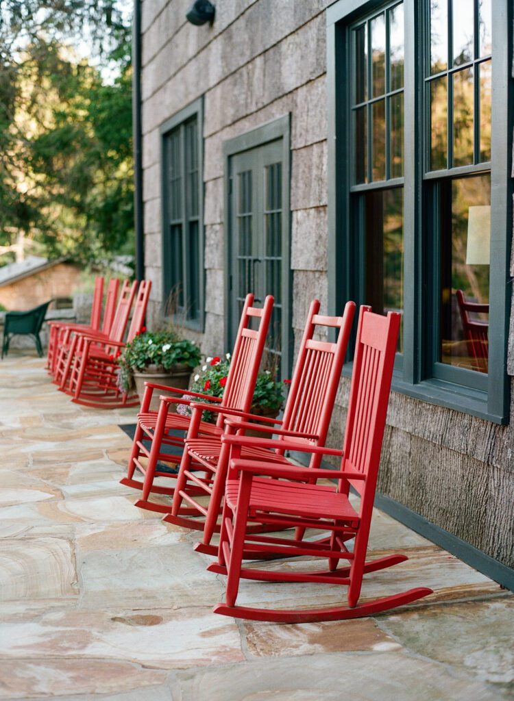 Red Rocking Chairs