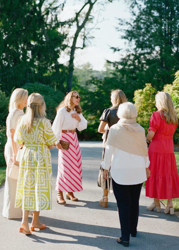 Ladies gathered talking