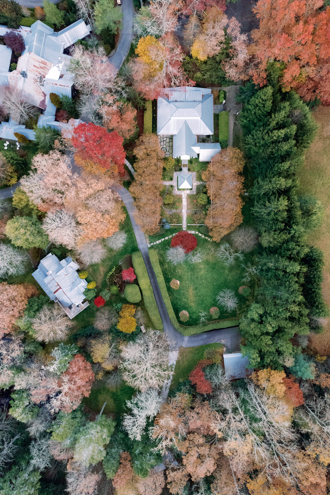 Aerial Photo of Old Edwards Inn a Highlands Wedding Venue