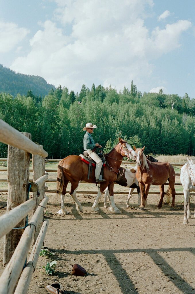 Jackson Hole Photographers taking photos of Cowboys