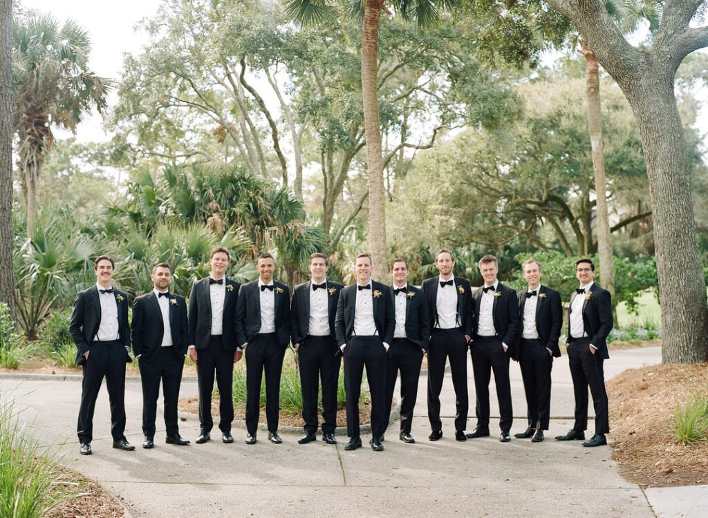 groom with groomsmen