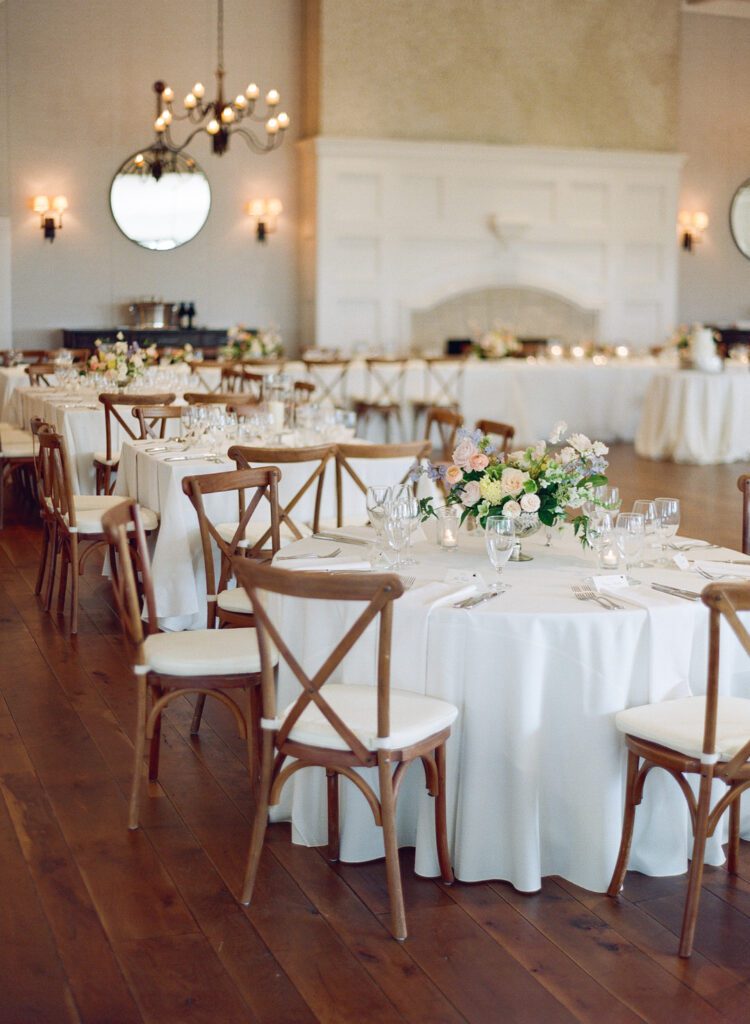 wedding reception in Kiawah Island River Course ball room