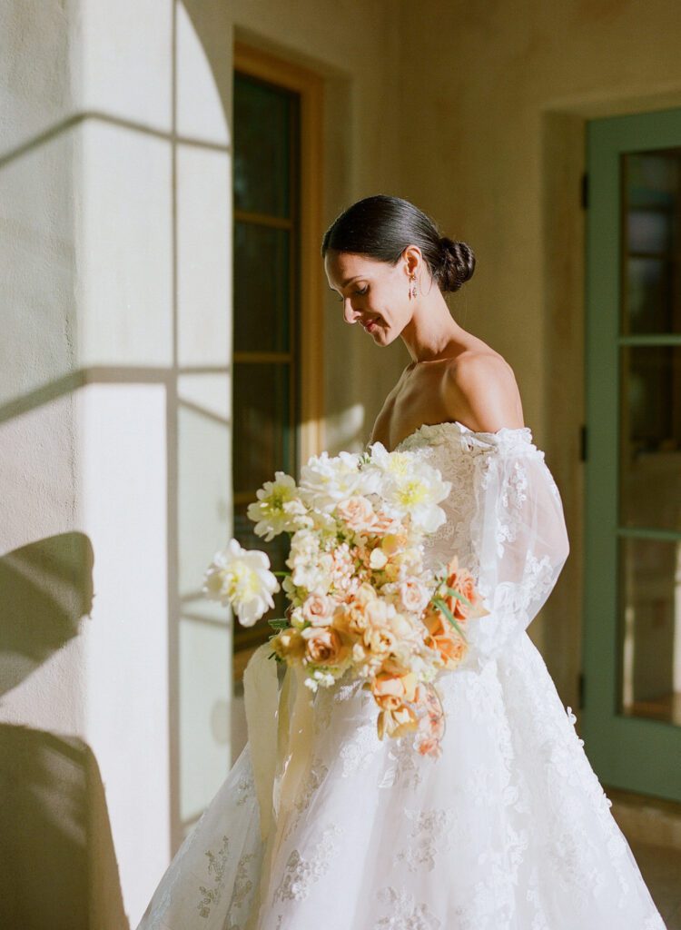 Bride Holding Bouquet 