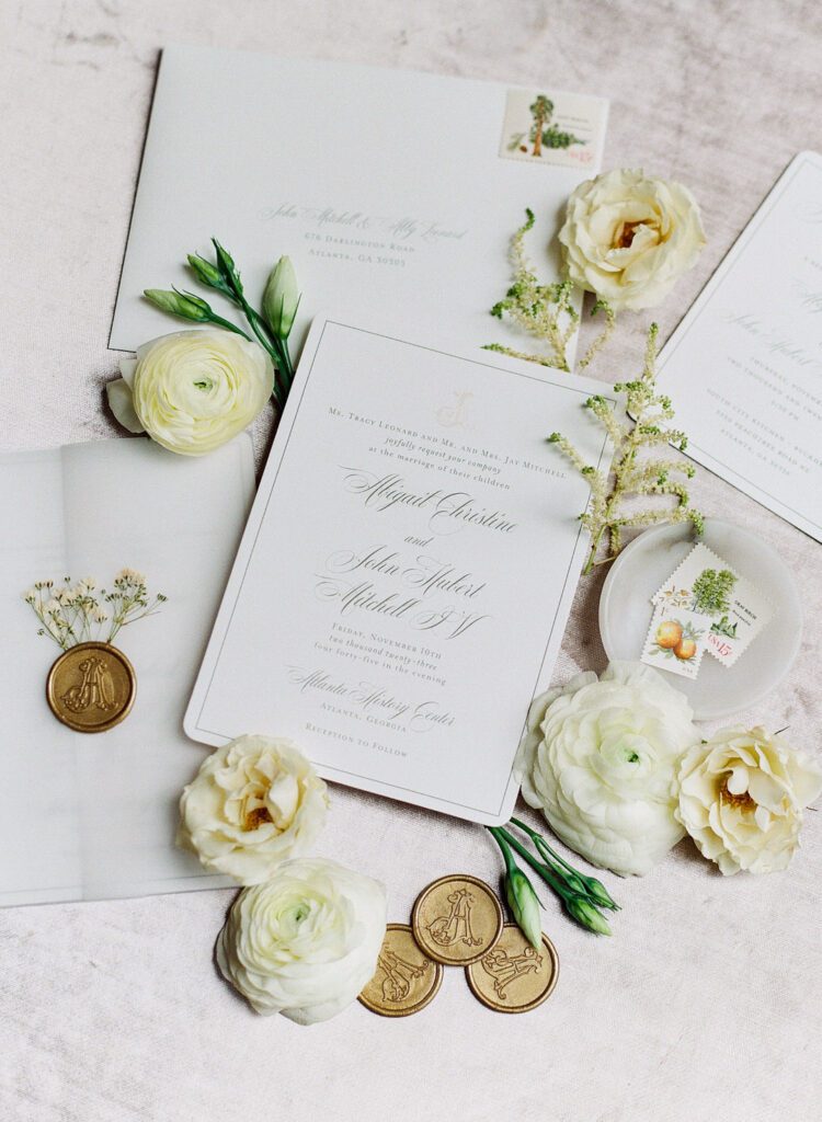 Wedding invitation suite