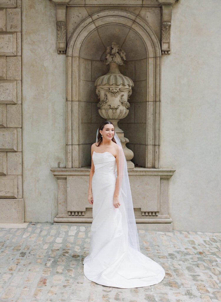 Bride at Swan House in Atlanta