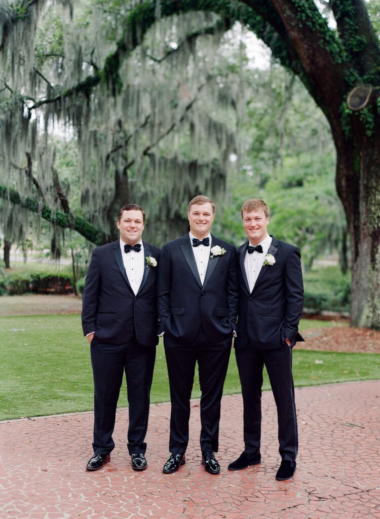 groom with groomsmen