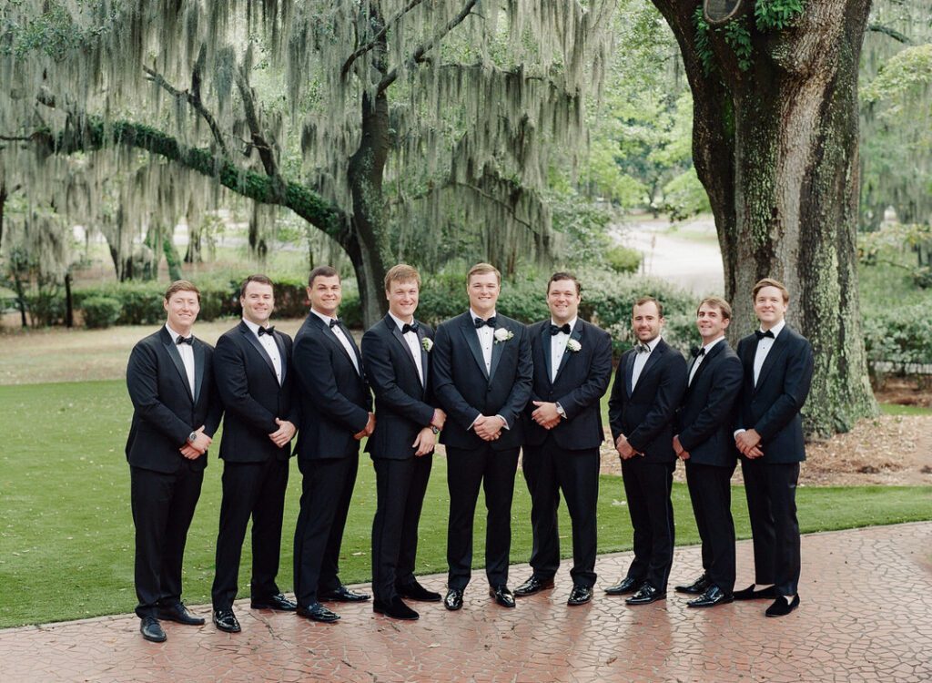 groom with groomsmen