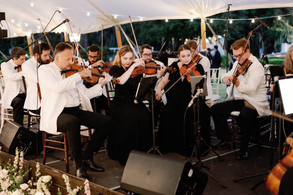 wedding reception orchestra