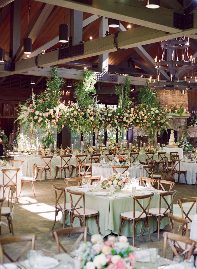 The Farm at Old Edwards Inn wedding reception