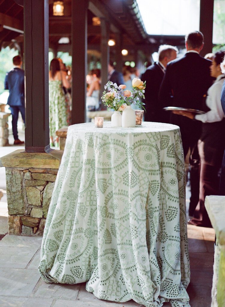 cocktail hour table